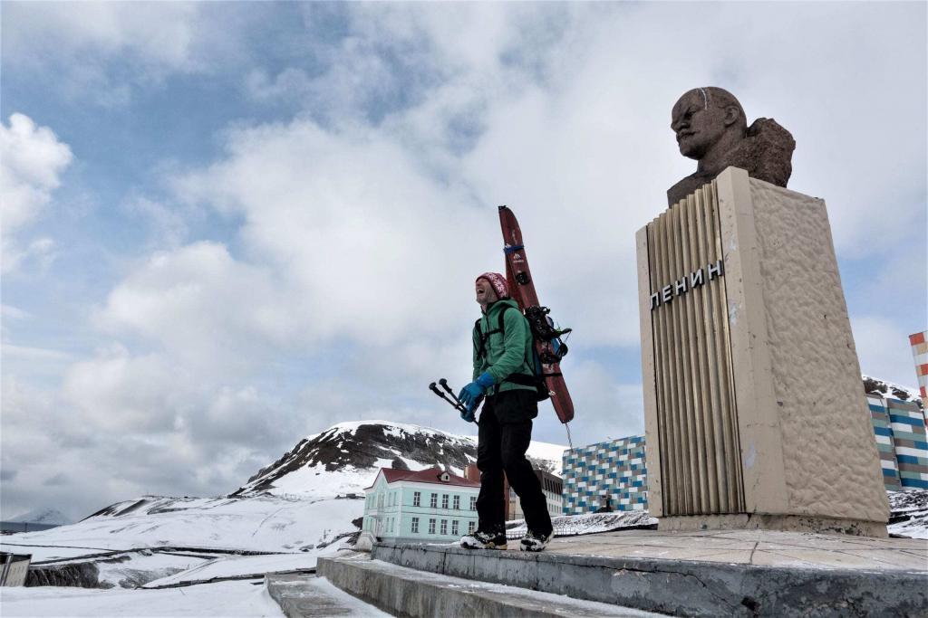 The improbable bust of Lenin in the equally improbable town of Barentsburg