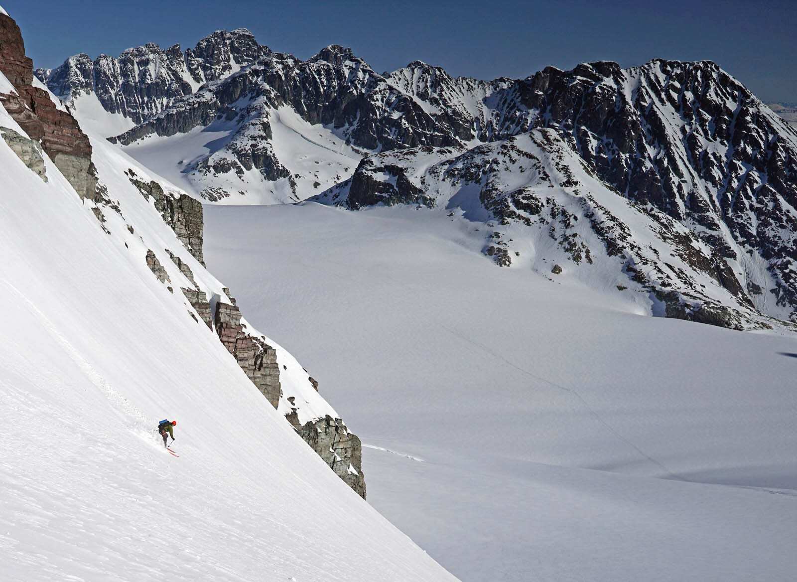 Hannibals above the Telkwa Glacier, Burnie Glacier Chalet, Northern British Columbia